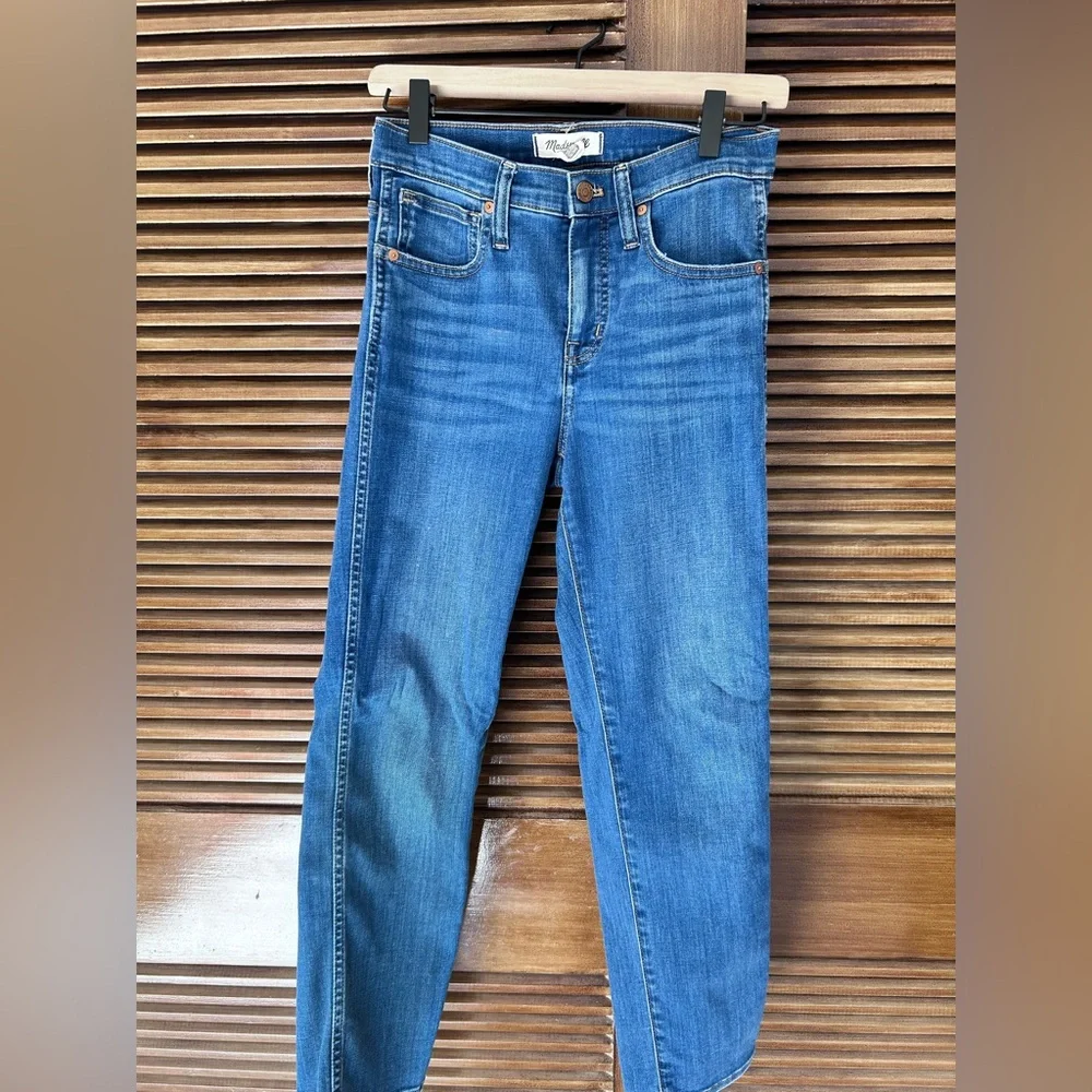 Madewell midrise stovepipe jeans